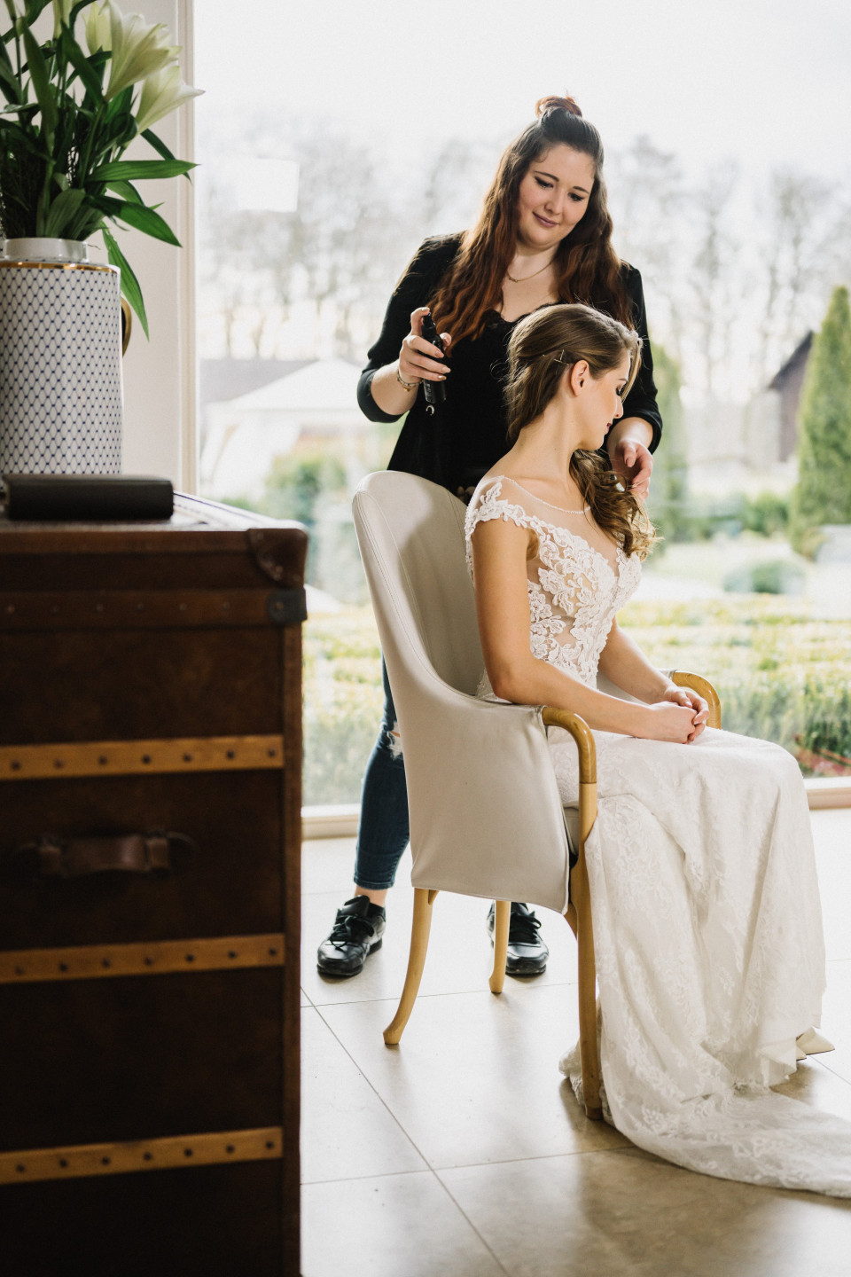 Bruidsmake-up door Kathy Horn Make-up Artist impressie 