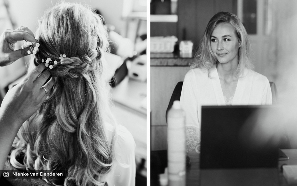 Bruidskapsel door Chantelle Alyssa Hair &amp; Make-Up impressie 