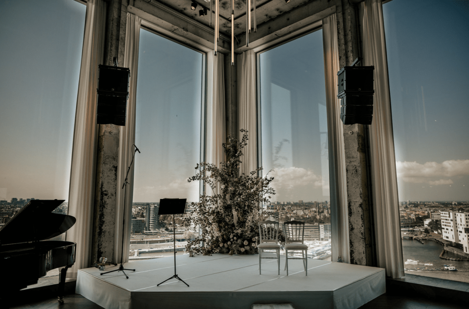Trouwlocatie A&#039;Dam Toren impressie 