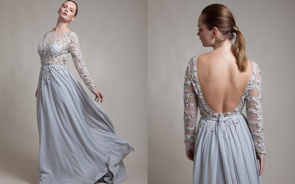 Trouwjurk van Laura Blagogee Couture impressie 
