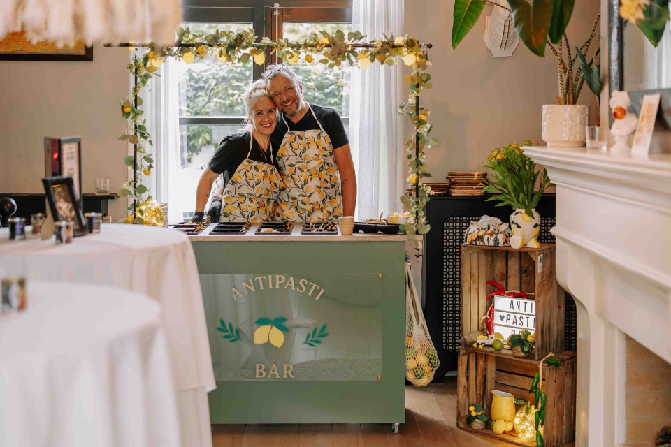 Catering van Antipasti Bar details