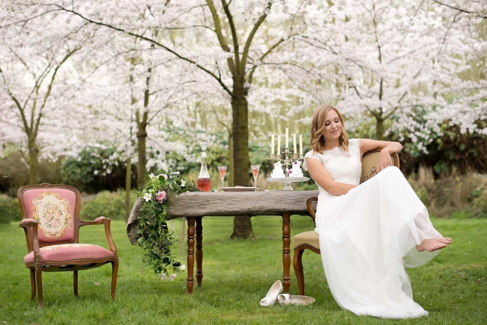 Styled Shoot: bruiloft in het Japanse Bloesempark