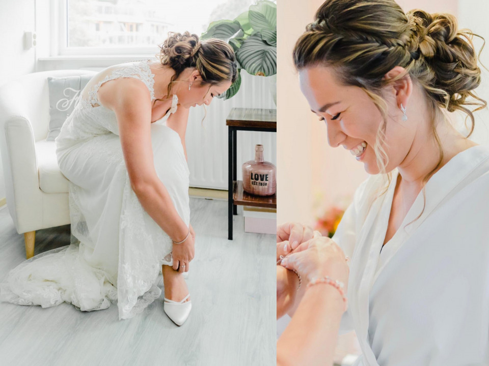 Bruidskapsel door Glam&amp;Lashes overzicht