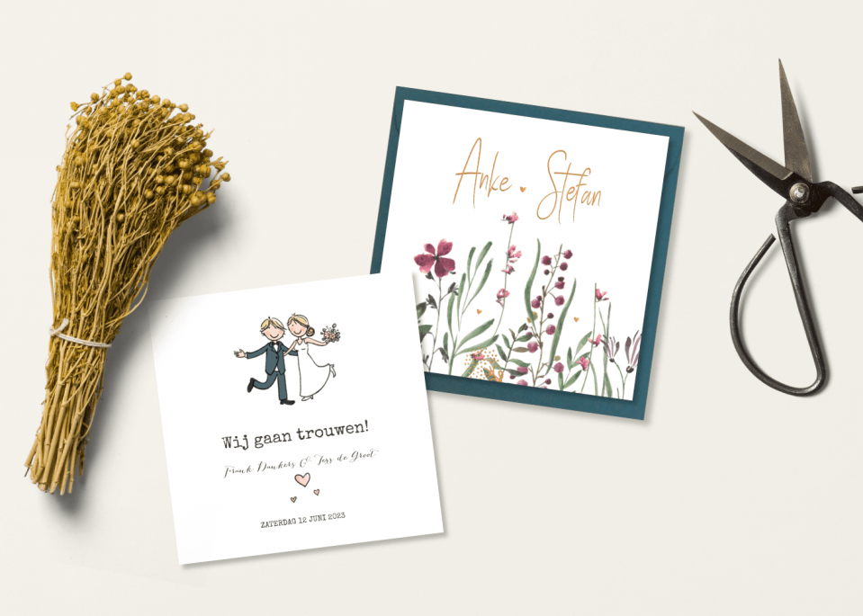 Trouwkaarten van MyCards.nl details
