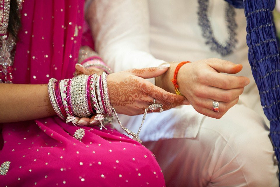 Indiase bruiloftsceremonie