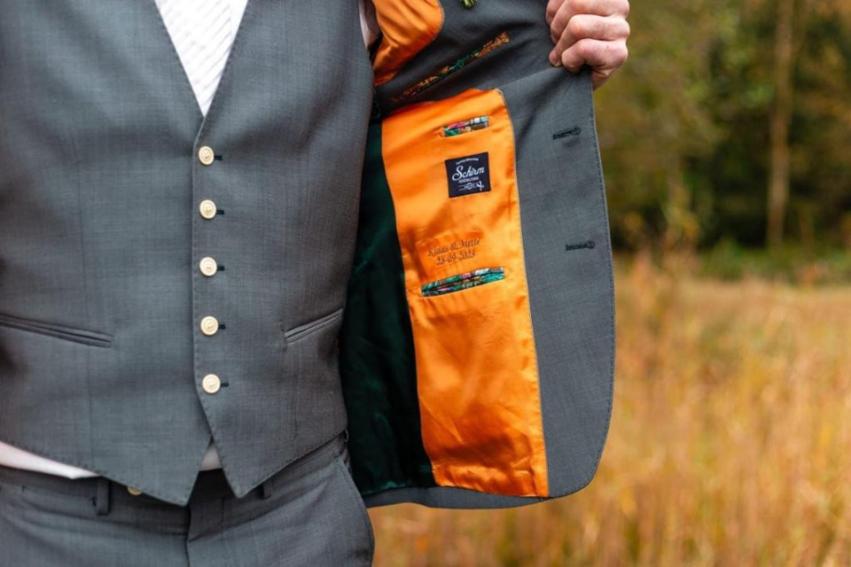 Trouwpak aanmeten bij Schirm Herenkleding