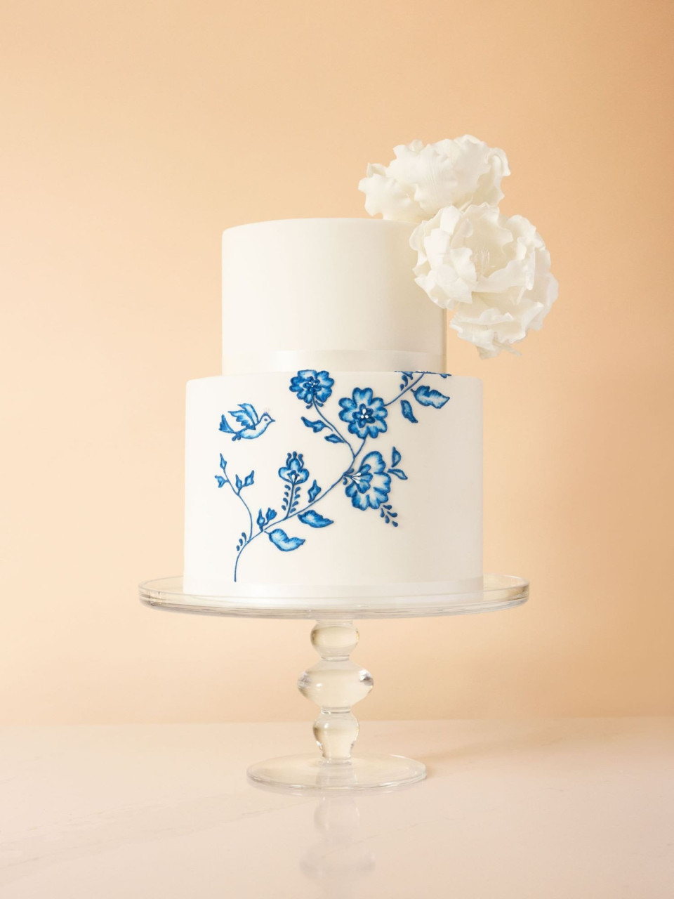 Bruidstaart van MG Cake.Design overzicht