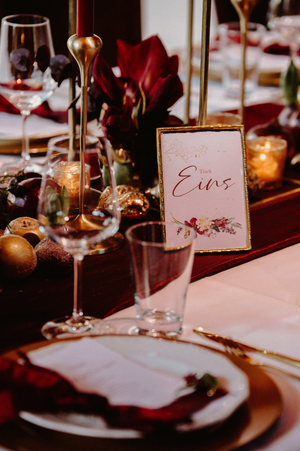 Weihnachtliche Tischkarten