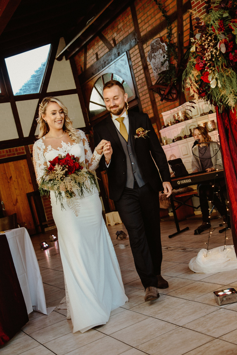 Weihnachtlicher Brautstrauß