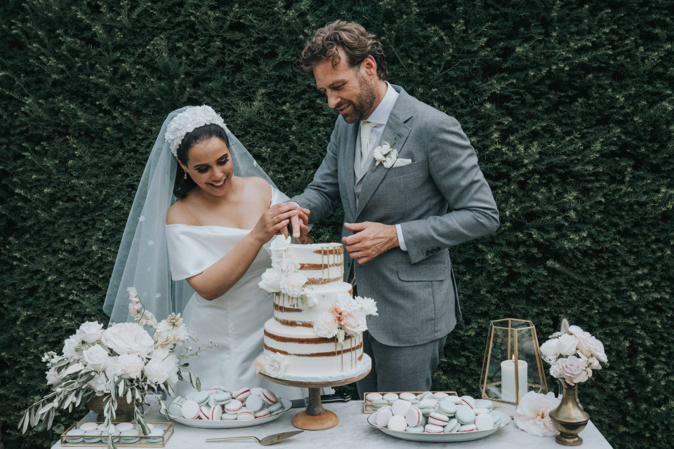 Vegane Hochzeitstorte