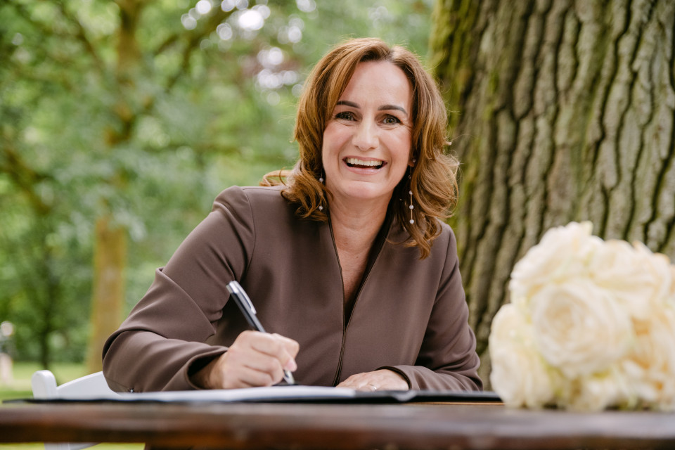 Trouwambtenaar Babs Jessica impressie 