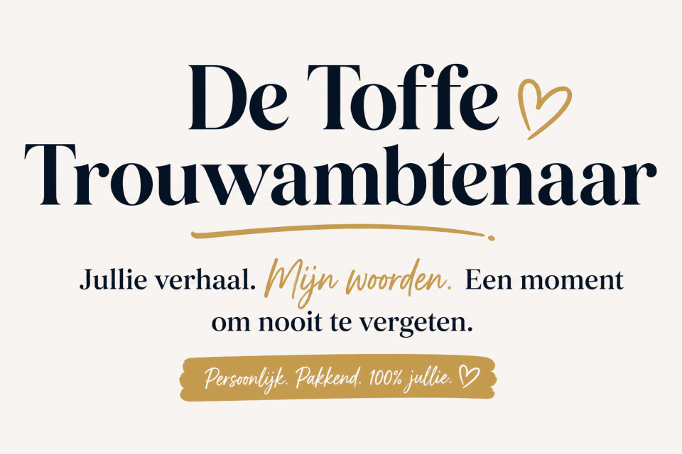 Trouwambtenaar De Toffe Trouwambtenaar impressie 4