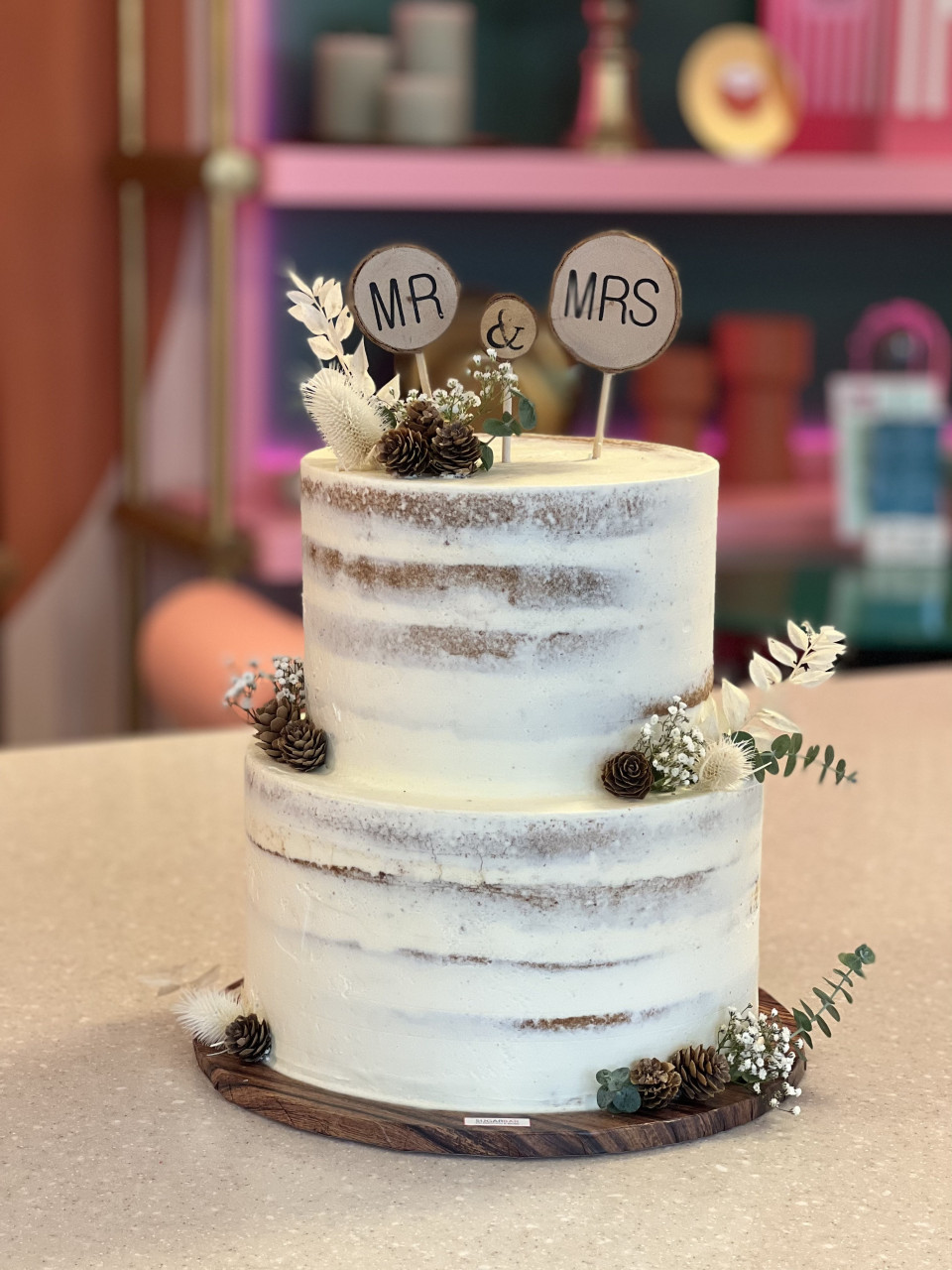 Bruidstaart van Sugarbar impressie 