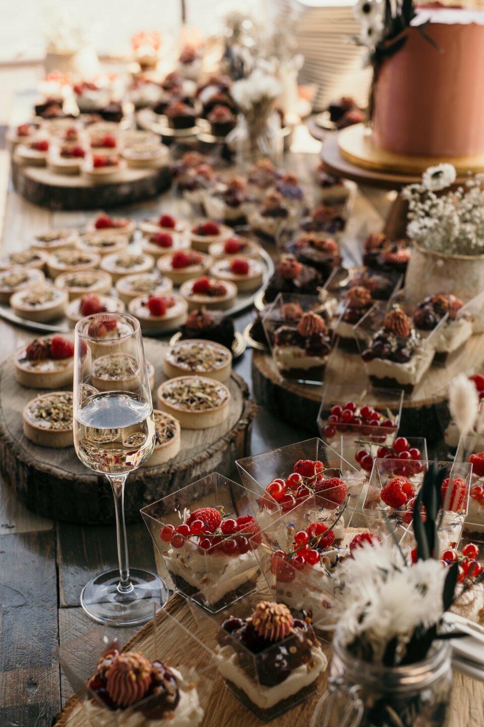 Bruidstaart van Jenny's Taartjes details