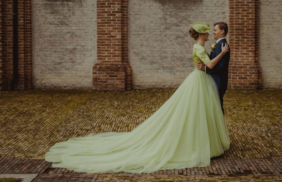 Trouwjurk van PuurZij Bruidscouture impressie 3