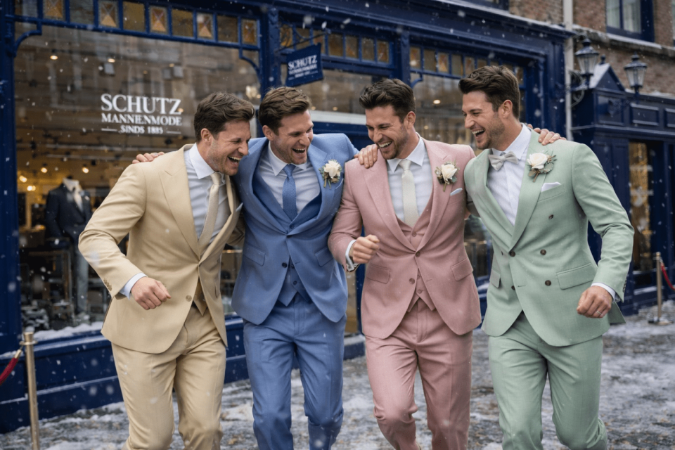 Trouwpak van Schutz Mannenmode overzicht