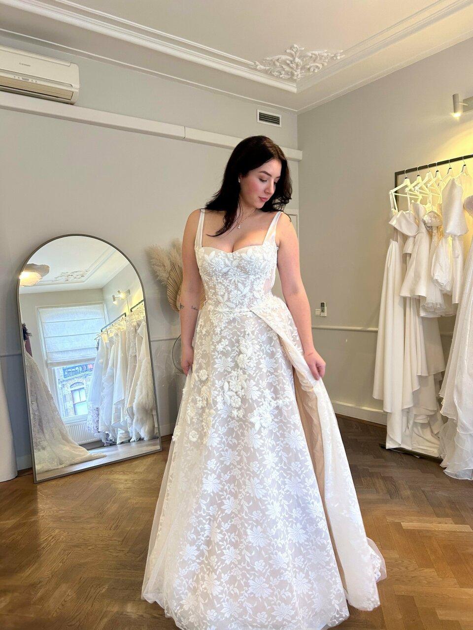 Trouwjurk van De Bruidshoek details