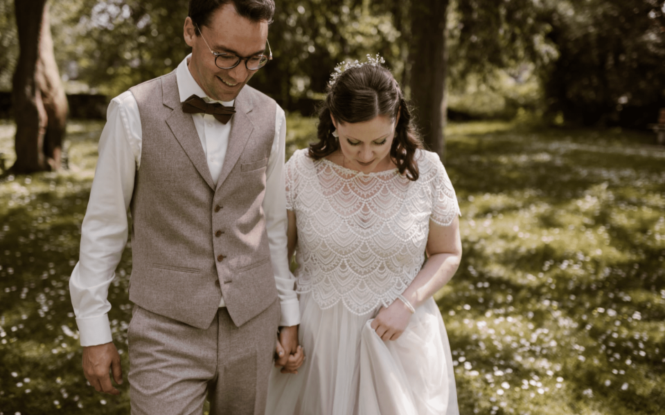 Trouwjurk van Elements bridal by Marian impressie 