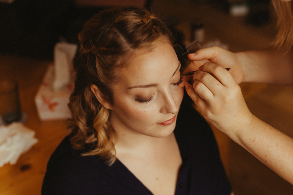 Bruidsmake-up door Wohlbefinden impressie 