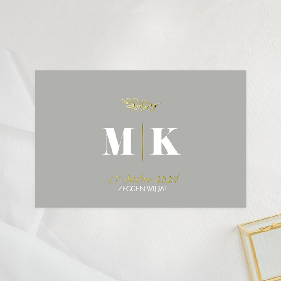 monogram logo mockup