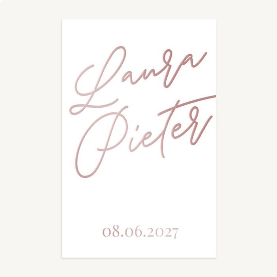 laura pieter - bruiloftsuitnodiging