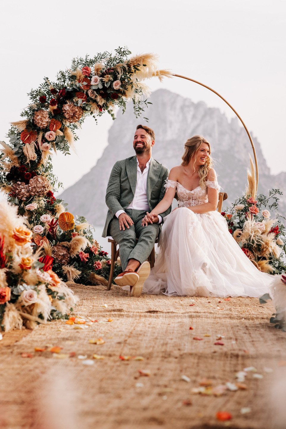 Kleurrijk bohemian backdrop