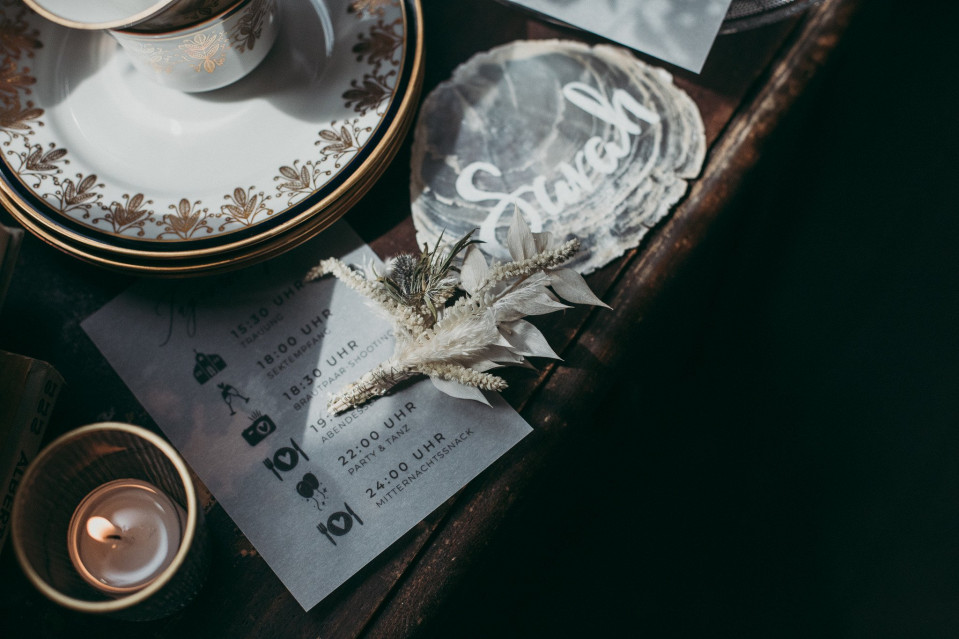 Luxuriöse Hochzeitskarten