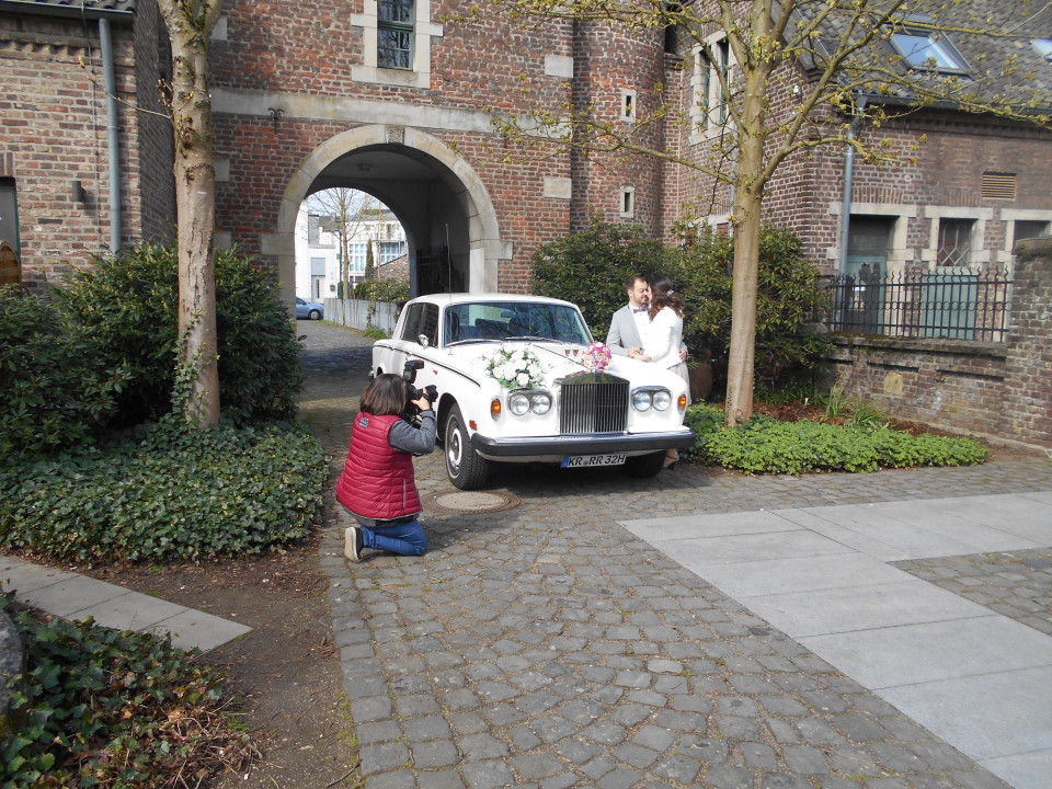 Trouwauto van Classic Wedding Cars  Brautwagenvermietung Krefeld impressie 4