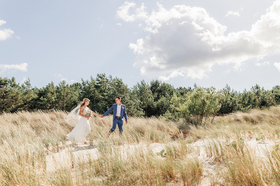 trouwfotograaf in de duinen