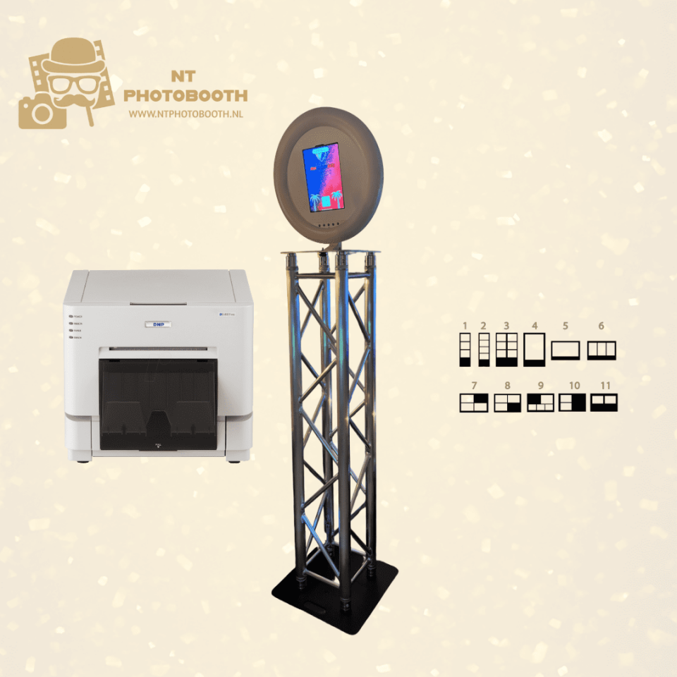 Entertainment van NT Photobooth impressie