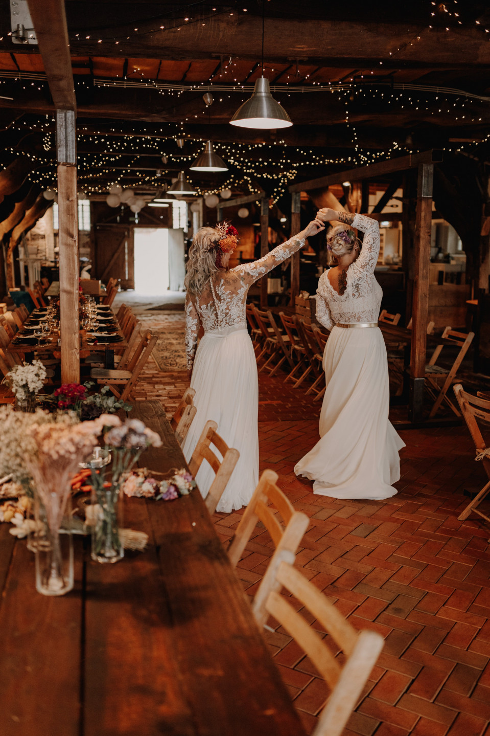 Rustikale Herbstdekoration für die Hochzeit