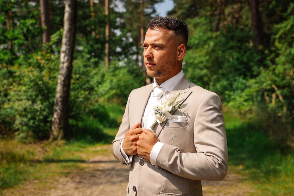 Trouwpak van Schirm Herenkleding impressie 