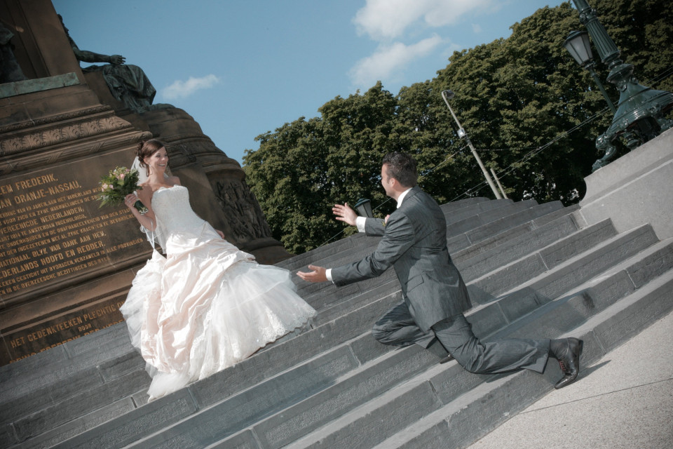 Trouwfoto&#039;s laten maken door Studio 50 fotografie