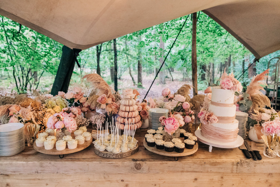 Bruidstaart van Bellaria Cake Design impressie 3