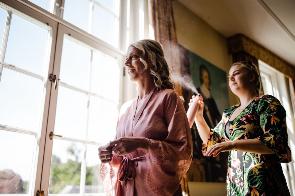 Bruidsmake-up door Vivienne Melchers impressie 
