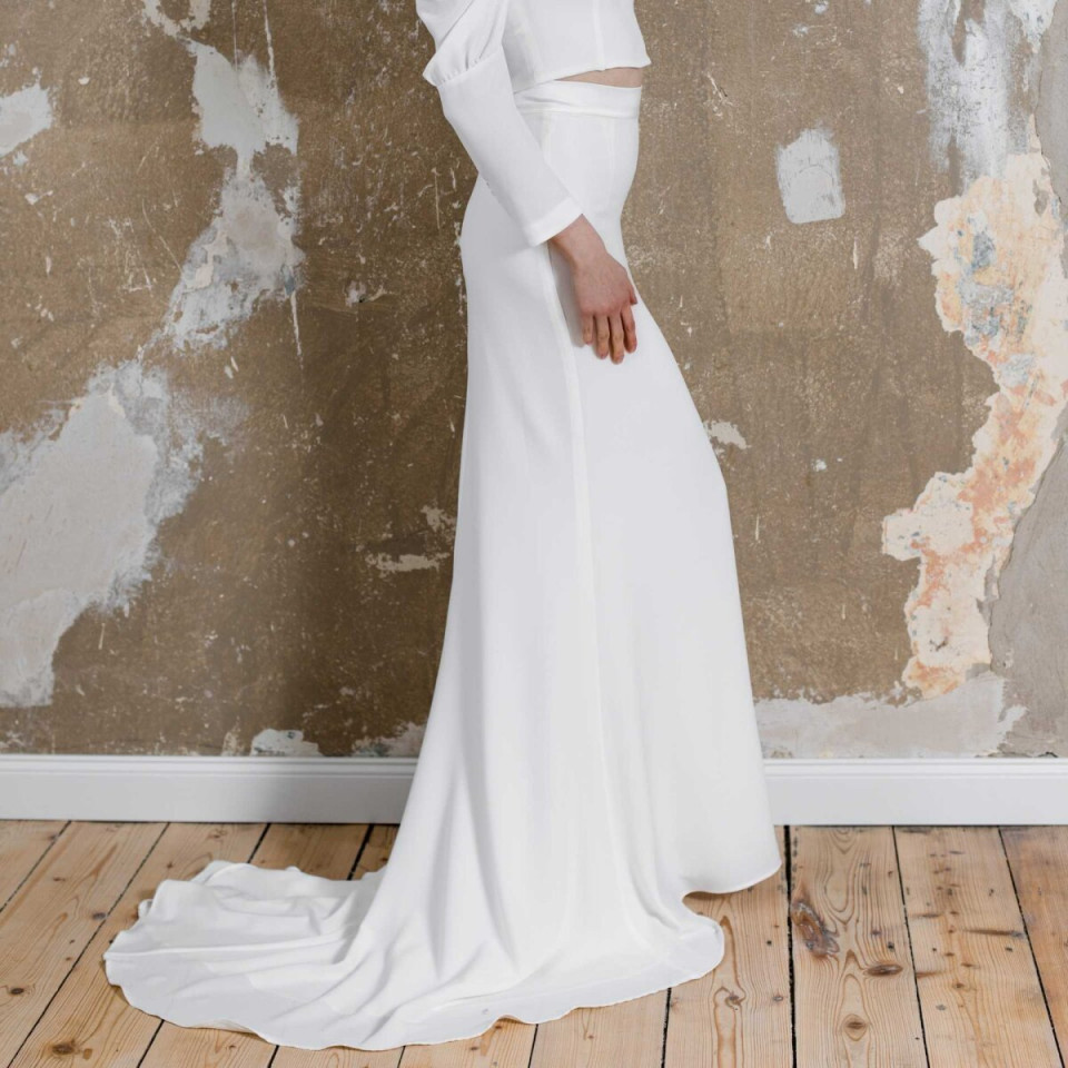 Trouwjurk passen bij Brautatelier Simone Kock