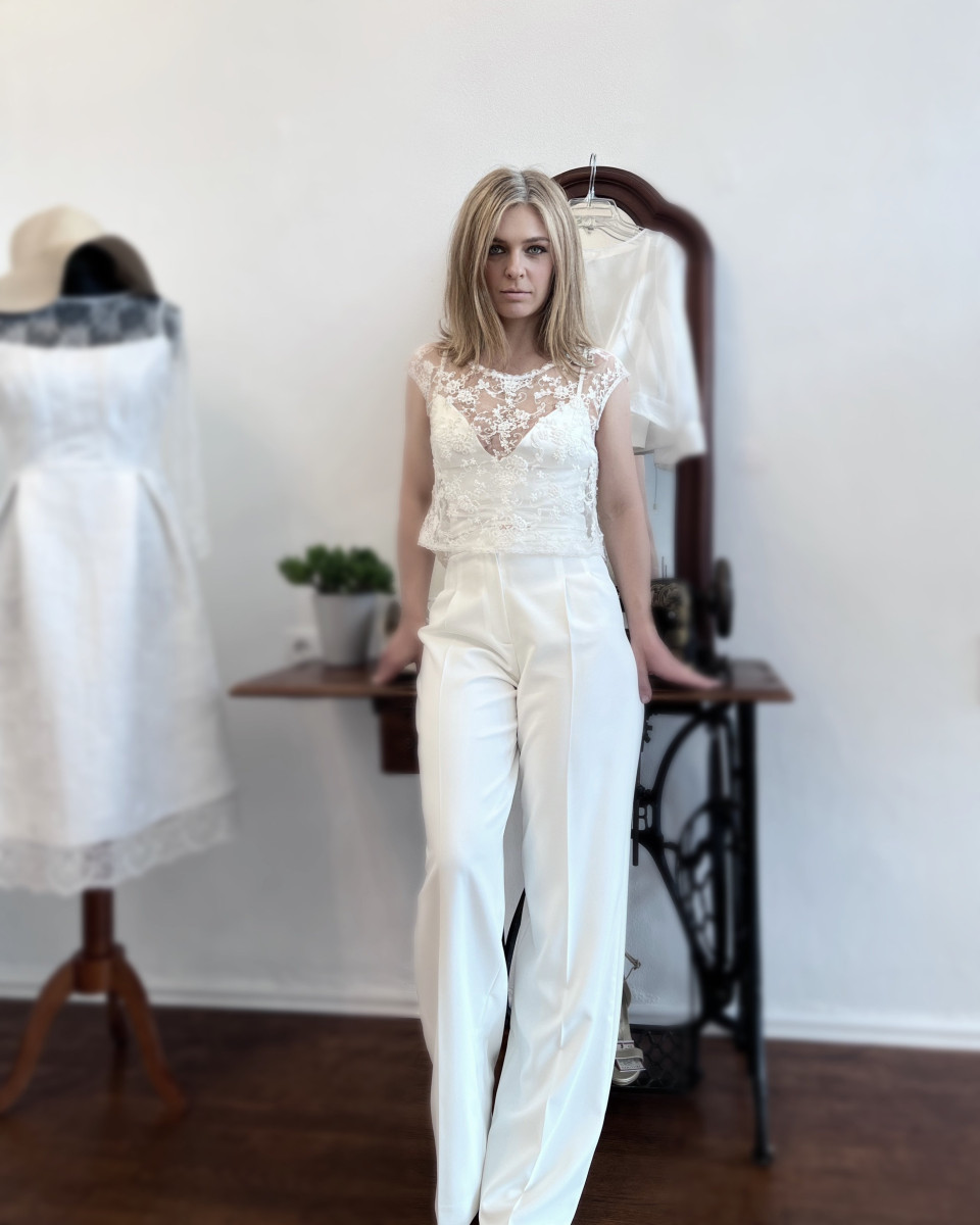 Trouwjurk van Orangejus-couture impressie 2
