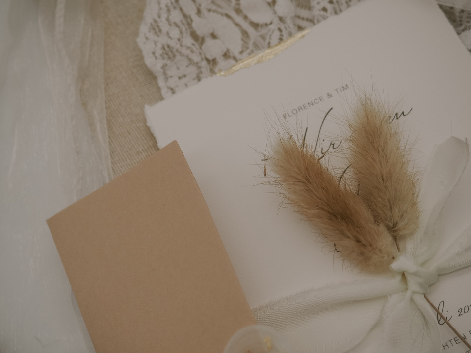 Hochzeitskarten von Papeterieschmiede Details