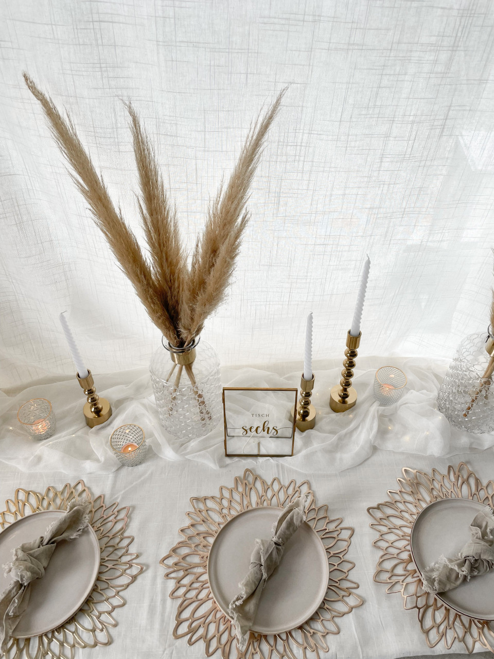 Decoratie regelen bij Boho Hochzeitsdeko