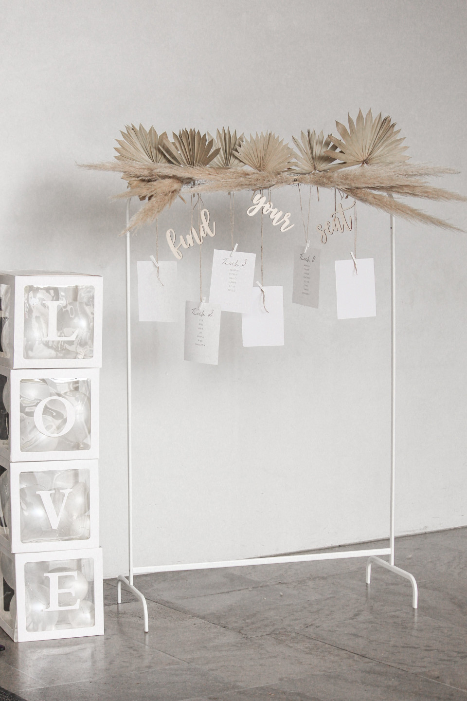 Decoratie van Boho Hochzeitsdeko impressie 2