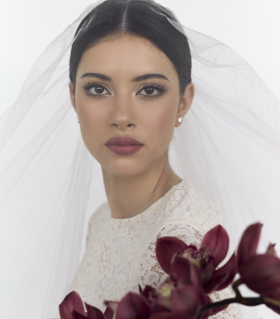 Bruidsmake-up door Evgeniia Bazhenova impressie