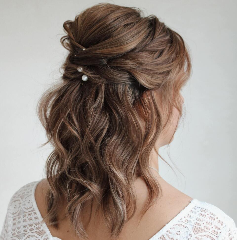 Bruidskapsel door Bruidsstyliste Merel impressie