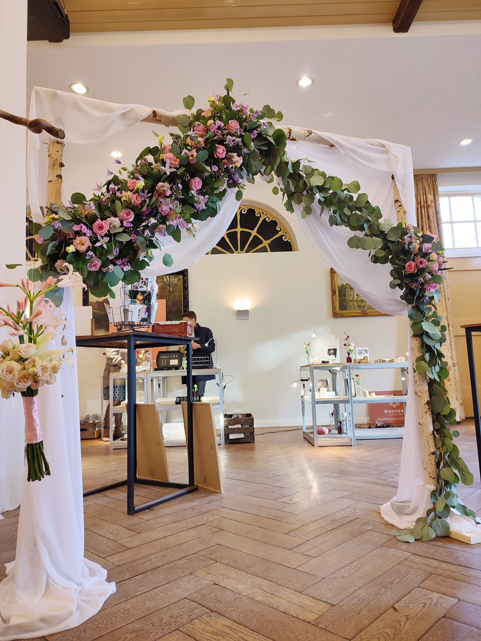 Bruidsboeket van Janita Boers Bloemstyling details