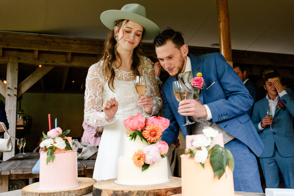 Bruidstaart van Sweets and Treats Bakery impressie 2