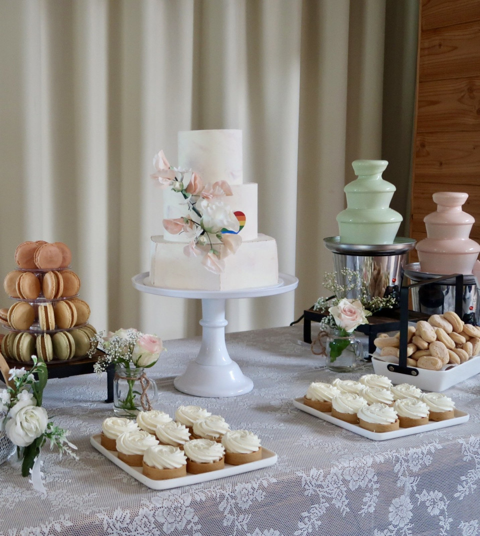 Bruidstaart van Oui! Patisserie impressie 4
