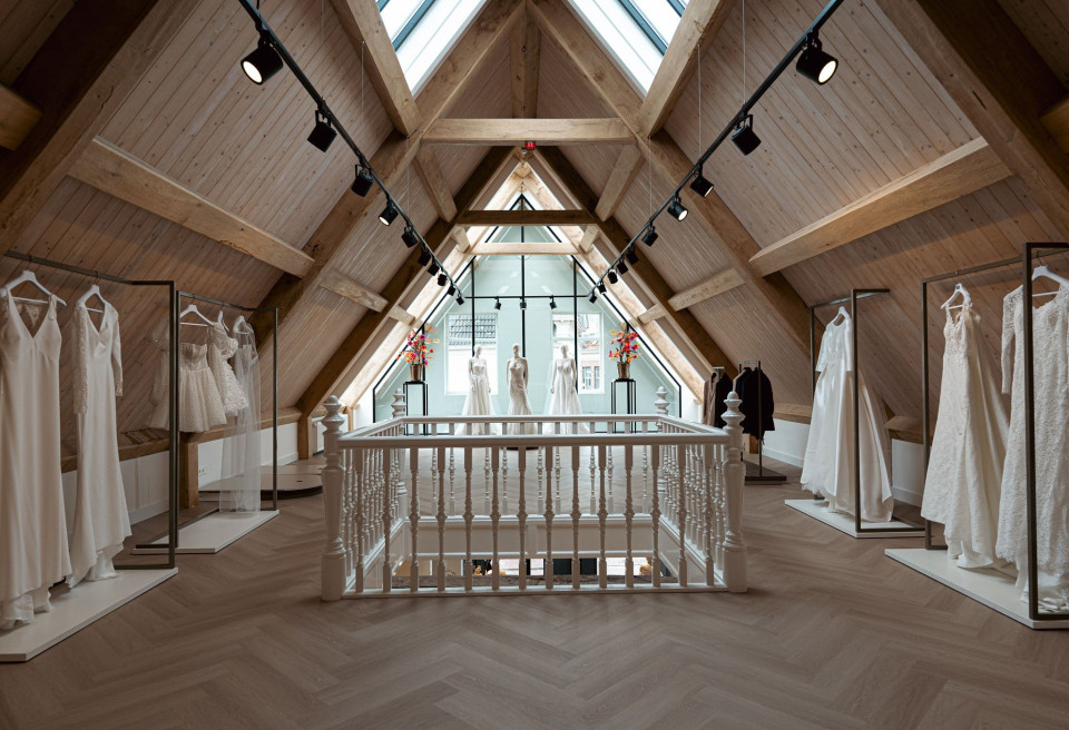 Trouwjurk van Char Bridal Couture impressie 