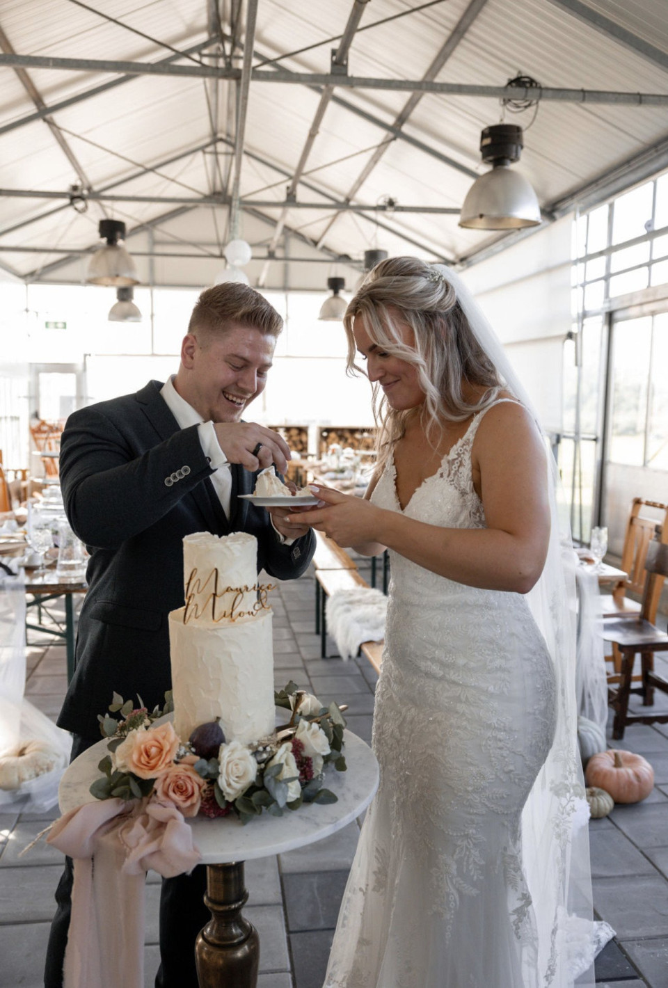 Bruidstaart van Het Blije Bakkertje impressie 2