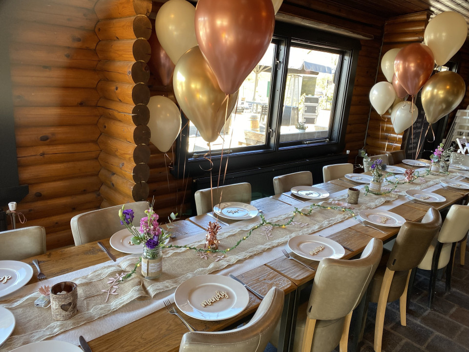 Decoratie van Bo Events overzicht