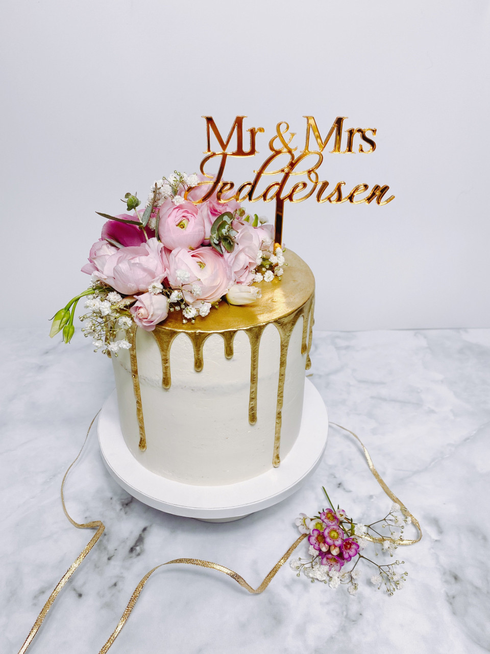 Bruidstaart van Tortenmanufaktur - Gerda Ruckpaul details