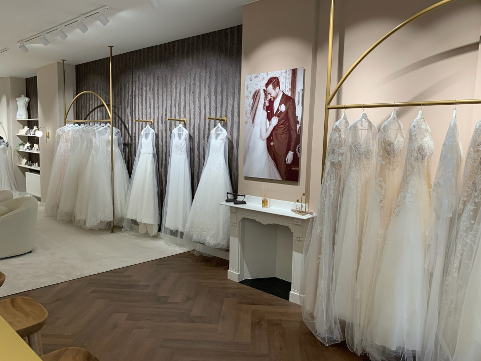Trouwjurk van Laliza Bridal Boutique details